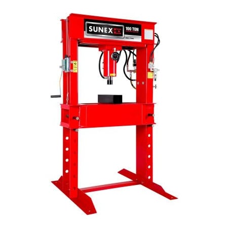 Sunex - 100 Ton Air/Hydraulic Shop Press - Fully Welded 57100AHA